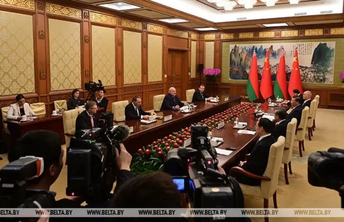 Фото: Александр Лукашенко на переговорах с Си Цзиньпином: Беларусь была, есть и будет надёжным партнёром для Китая